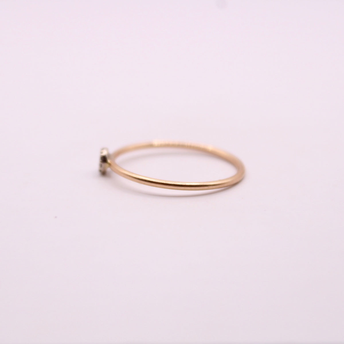 Dainty Diamond Flower Ring