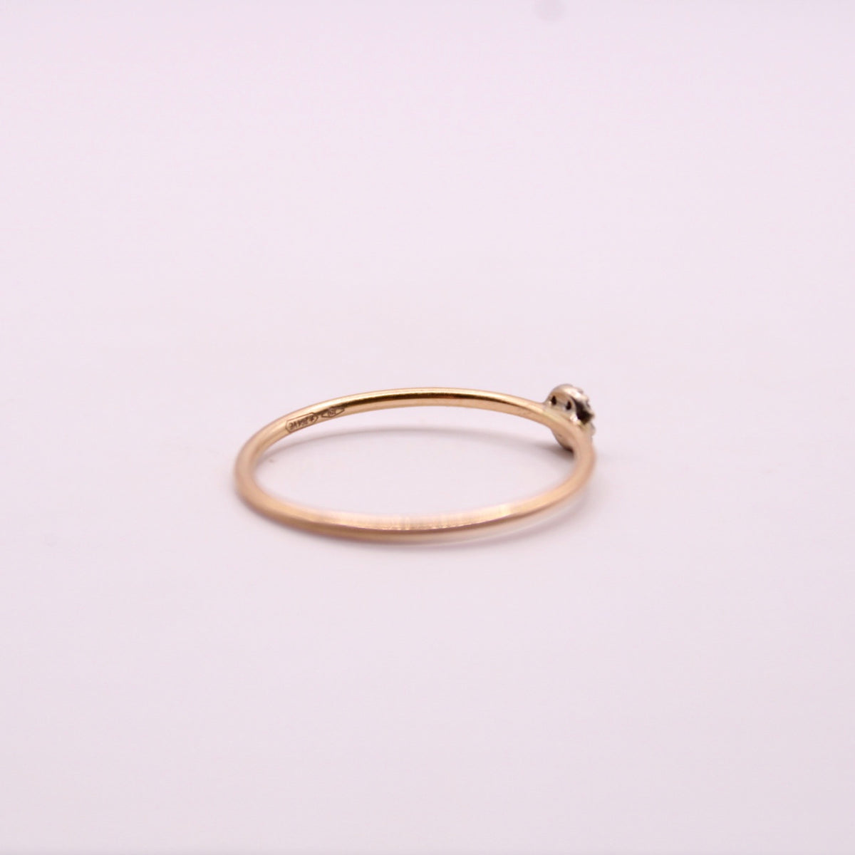 Dainty Diamond Flower Ring
