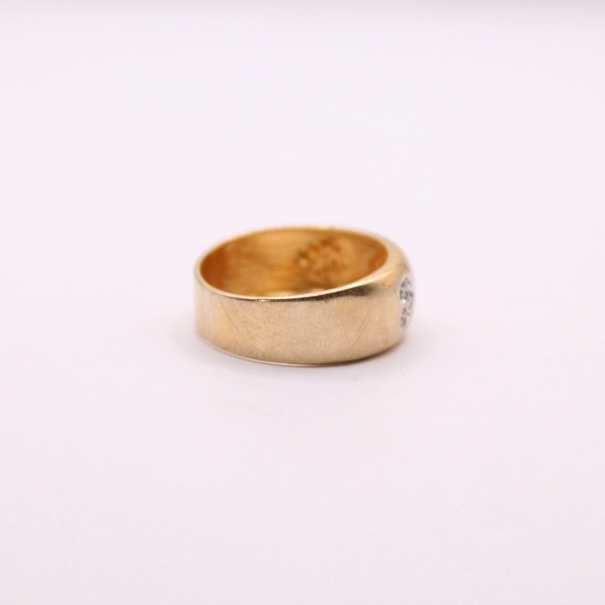 Diamond Hearts Band Ring