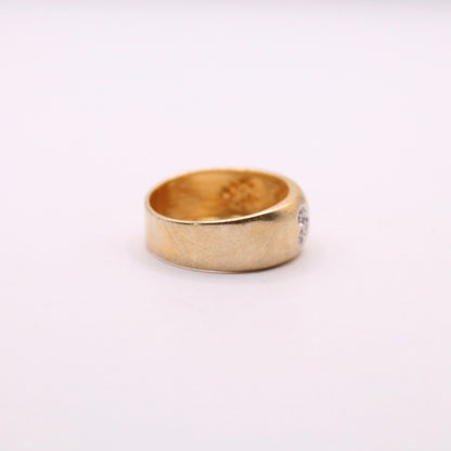 Diamond Hearts Band Ring