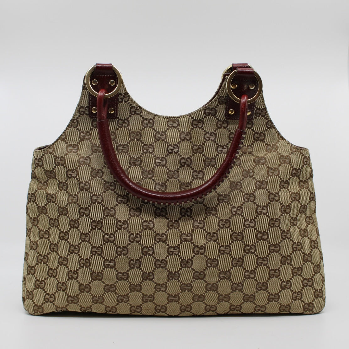 Gucci GG Canvas Hobo Tote Bag