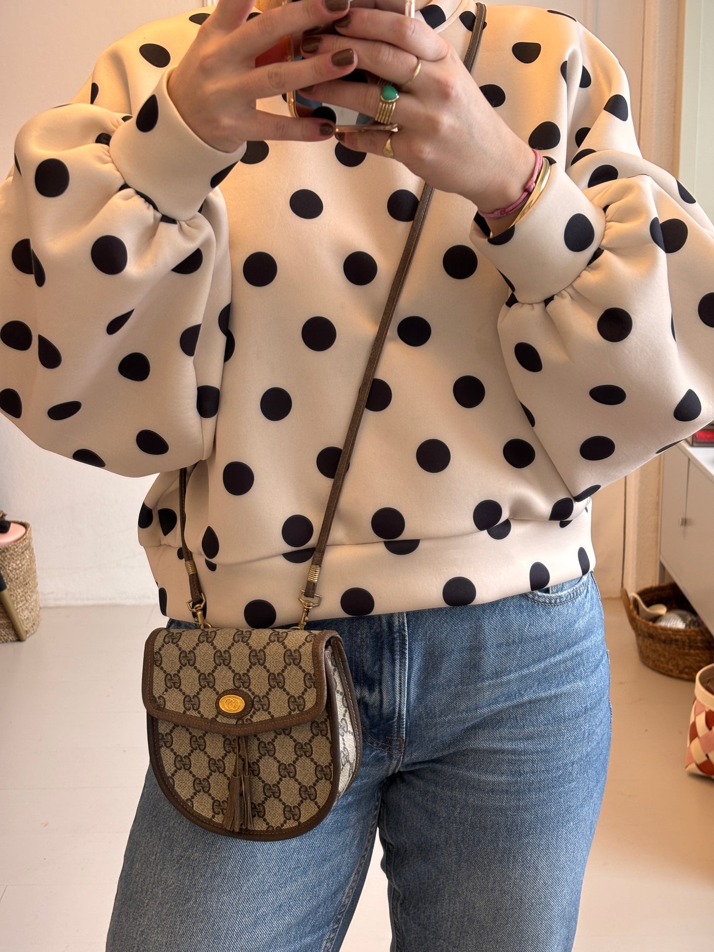 Gucci GG Supreme Shoulder Bag