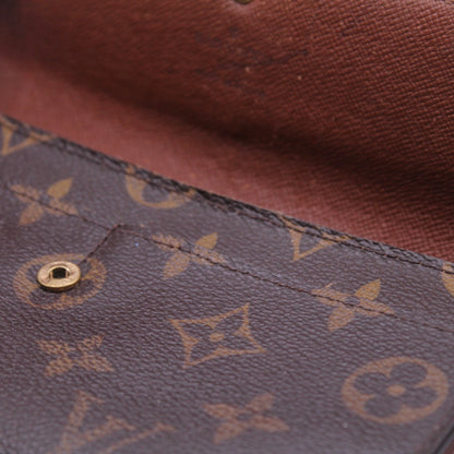 Louis Vuitton Monogram Sarah Long Wallet
