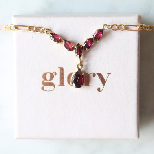 Rubellite Figaro Necklace