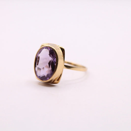 Statement Amethyst Ring