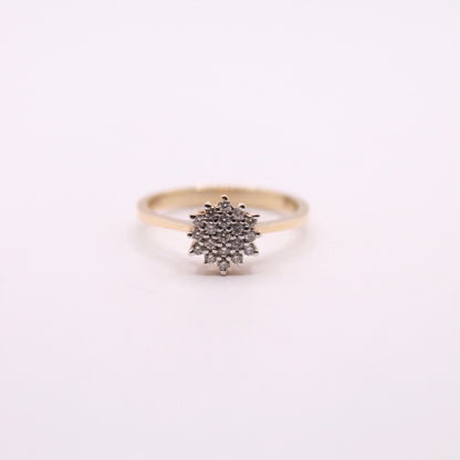 Diamond Cluster Ring