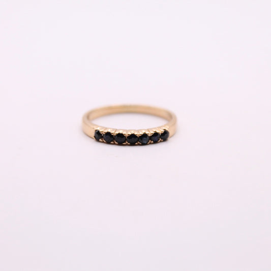 Sapphire Row Ring