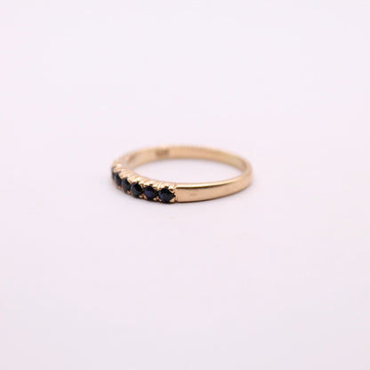 Sapphire Row Ring
