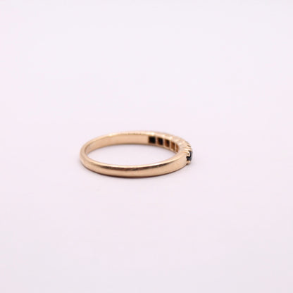 Sapphire Row Ring
