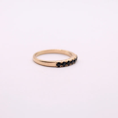 Sapphire Row Ring