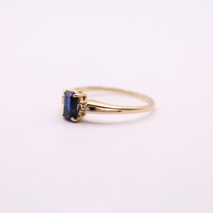 Sapphire & Diamond Cluster Ring