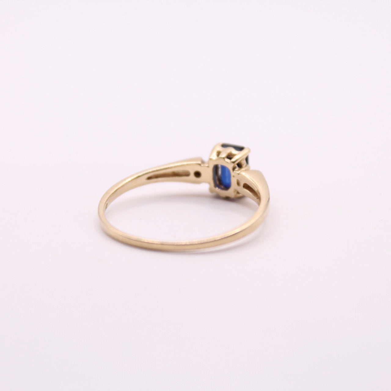 Sapphire & Diamond Cluster Ring