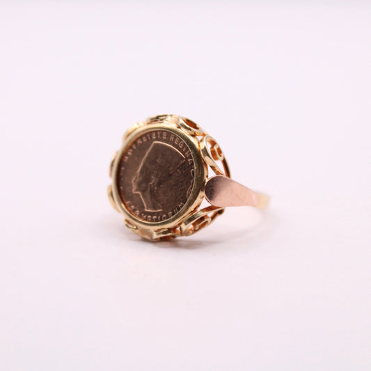 Nefertiti Coin Ring