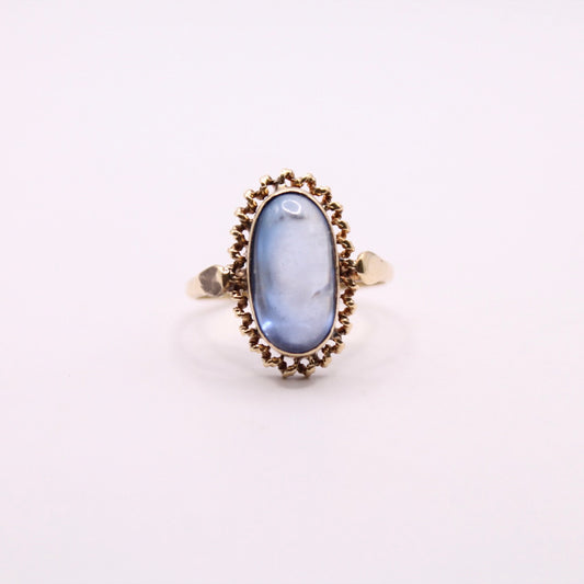 Cabochon Cut Sapphire Ring