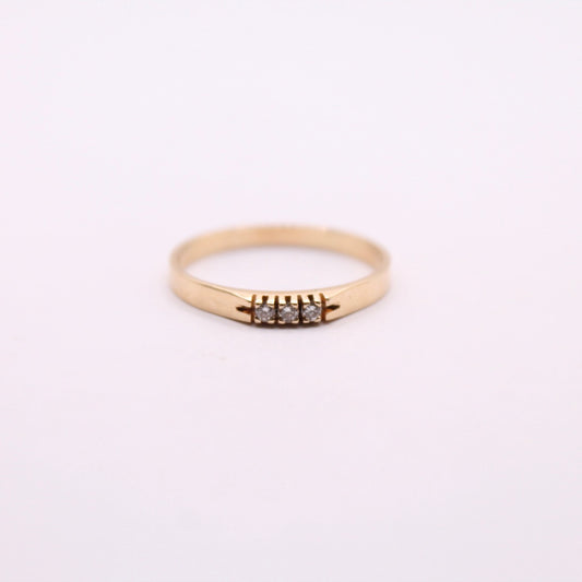 Diamond Trilogy Ring