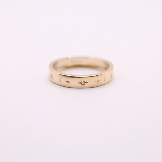 Celestial Band Ring
