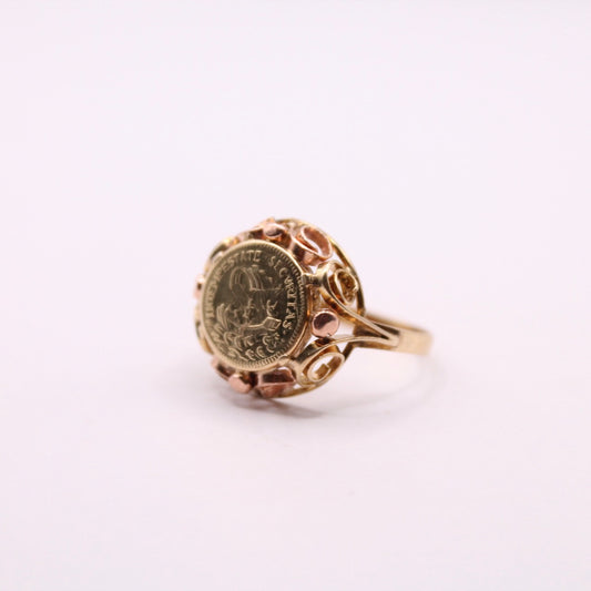 Very Rare St George Coin Ring