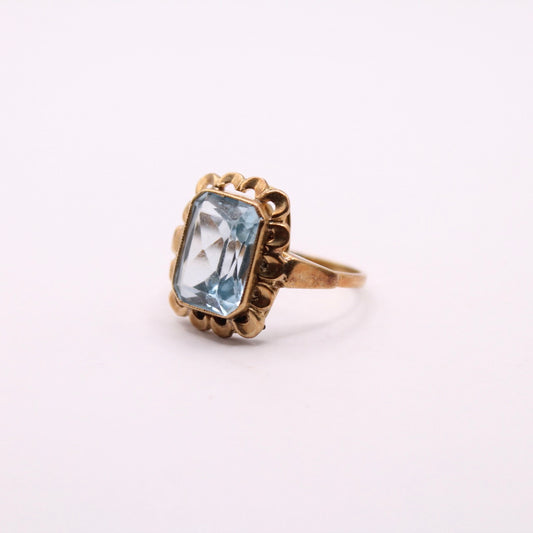 Aquamarine Statement Ring