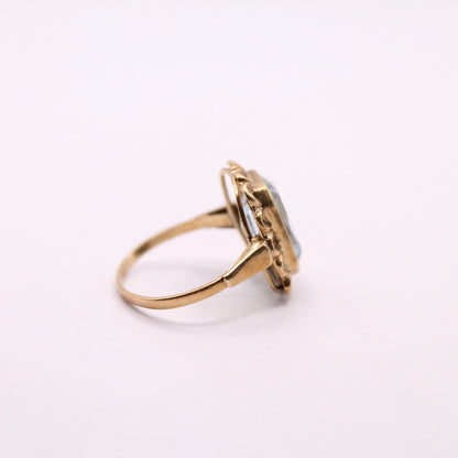 Aquamarine Statement Ring