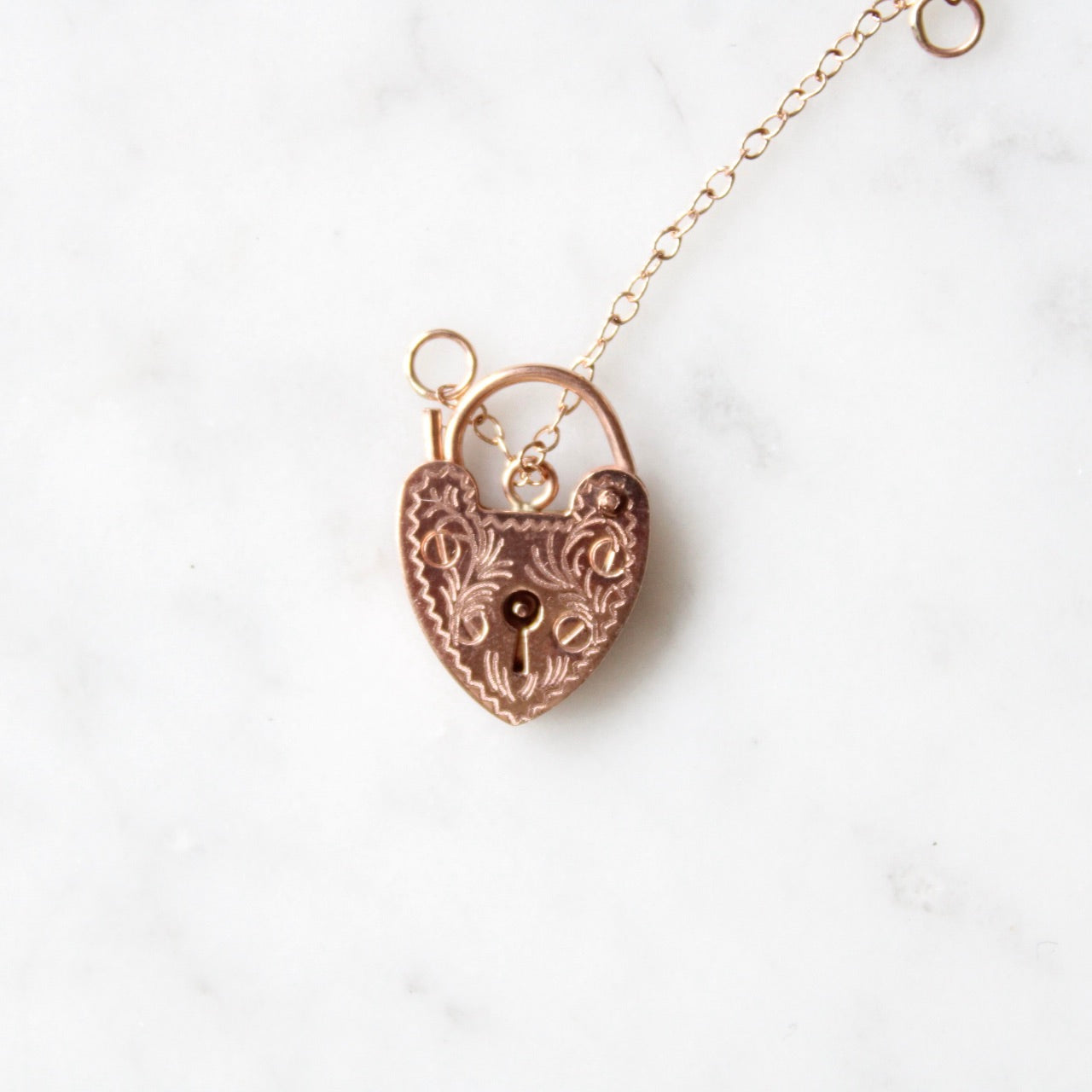 Floral Rose Padlock