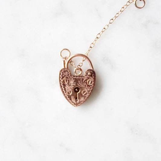 Floral Rose Padlock