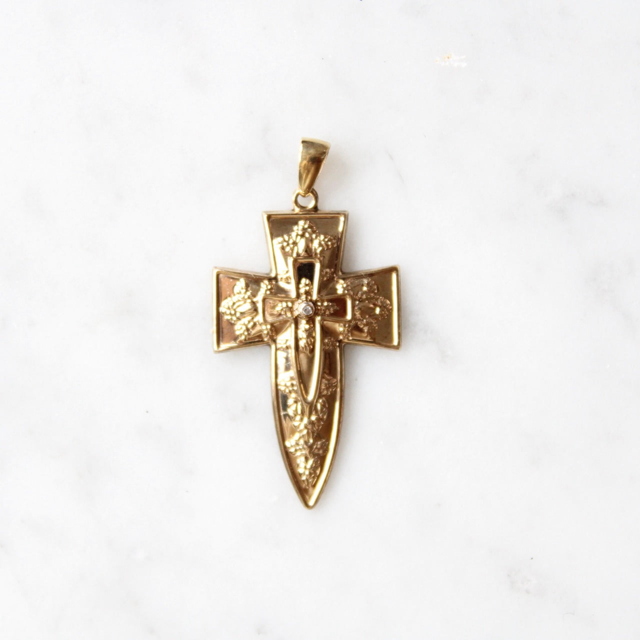 Diamond Cross Pendant