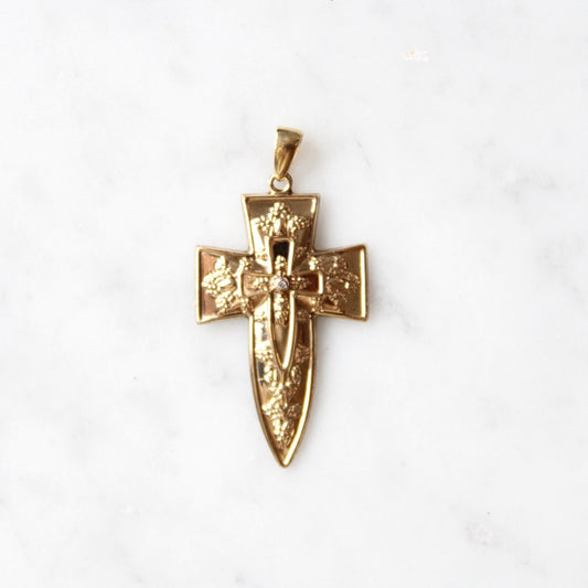Diamond Cross Pendant