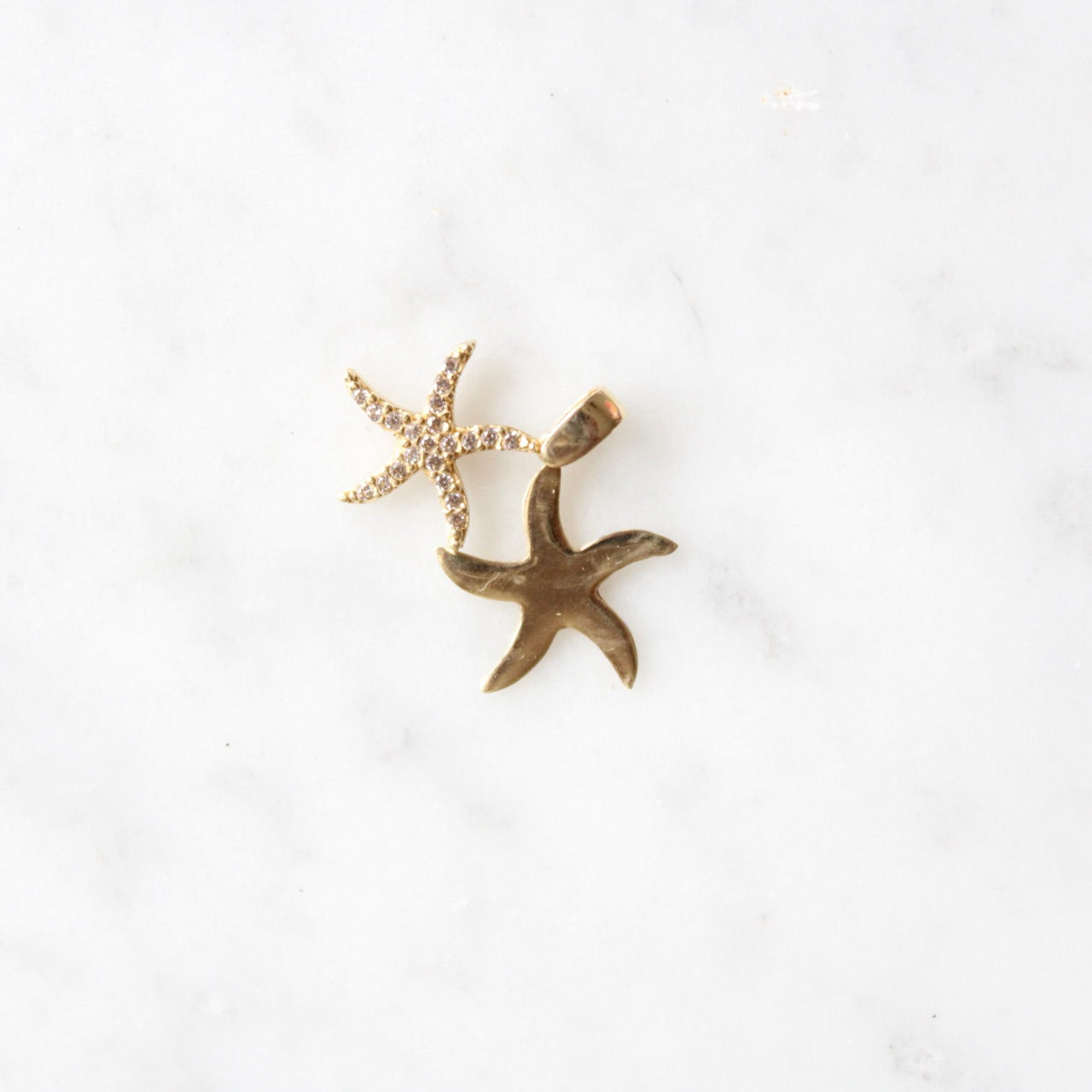 Double Starfish Charm