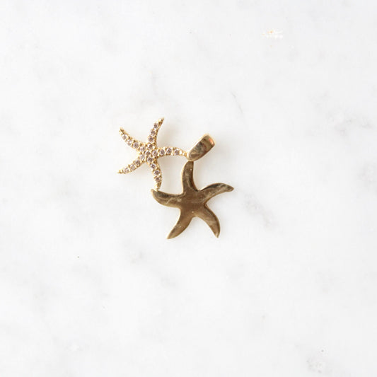 Double Starfish Charm