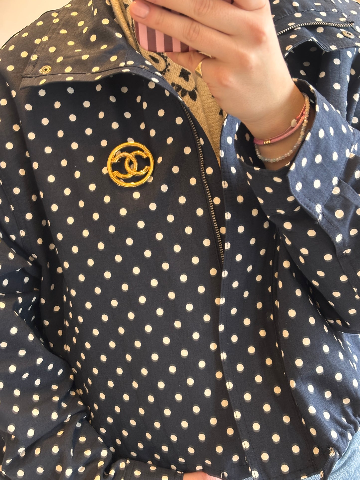 Chanel CC Logo Brooch