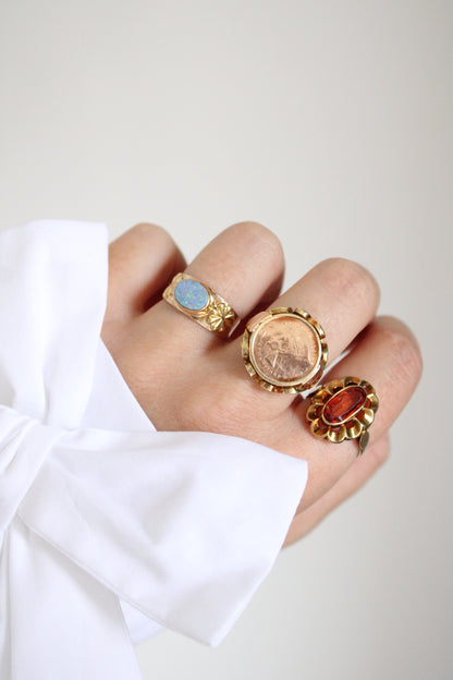 XL Nefertiti Coin Ring