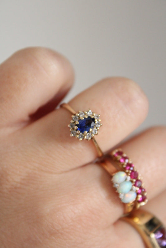 Sapphire Lady Di Ring