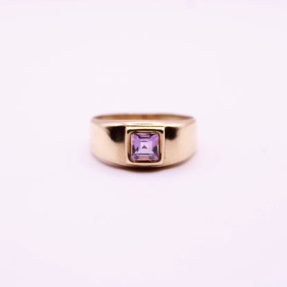 Amethyst Band Ring