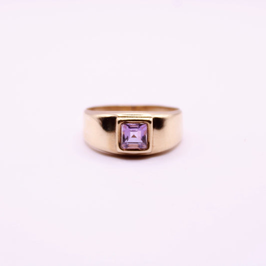 Amethyst Band Ring