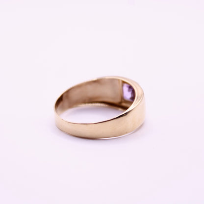 Amethyst Band Ring