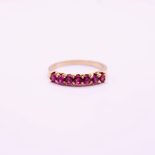 Ruby Row Ring