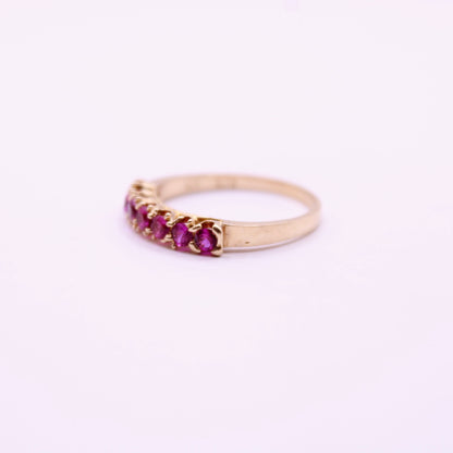 Ruby Row Ring