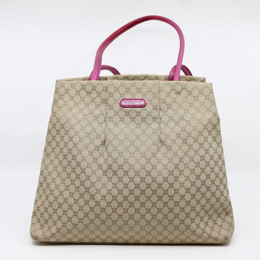 Celine Macadam Canvas Shoulder Bag