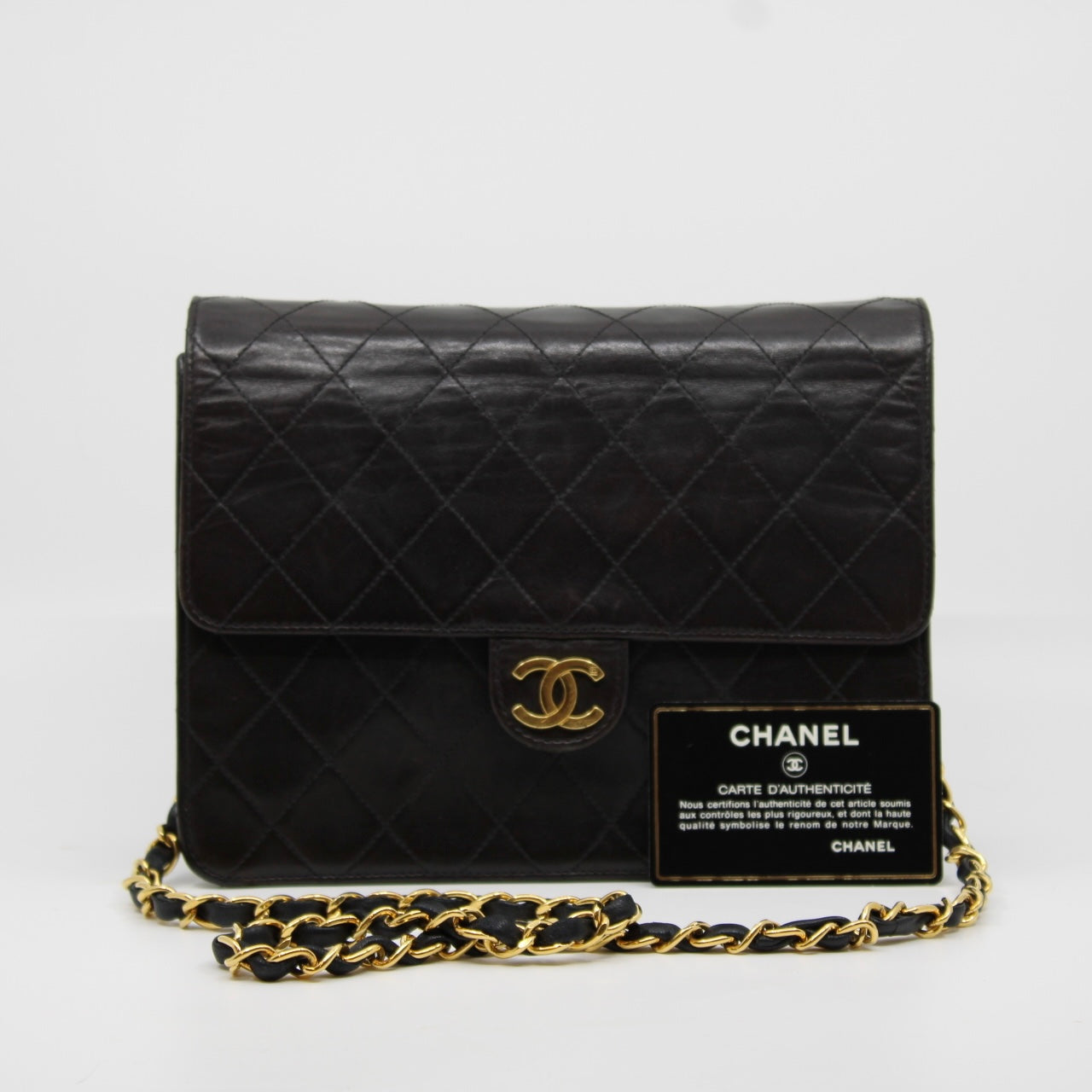 Chanel Push Lock Shoulder Bag