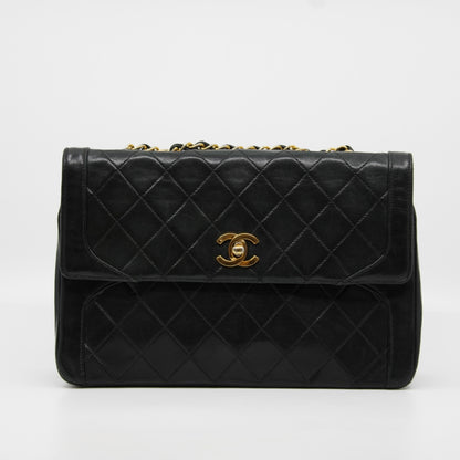 Chanel Single Flap Turn Lock Bag