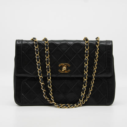 Chanel Single Flap Turn Lock Bag