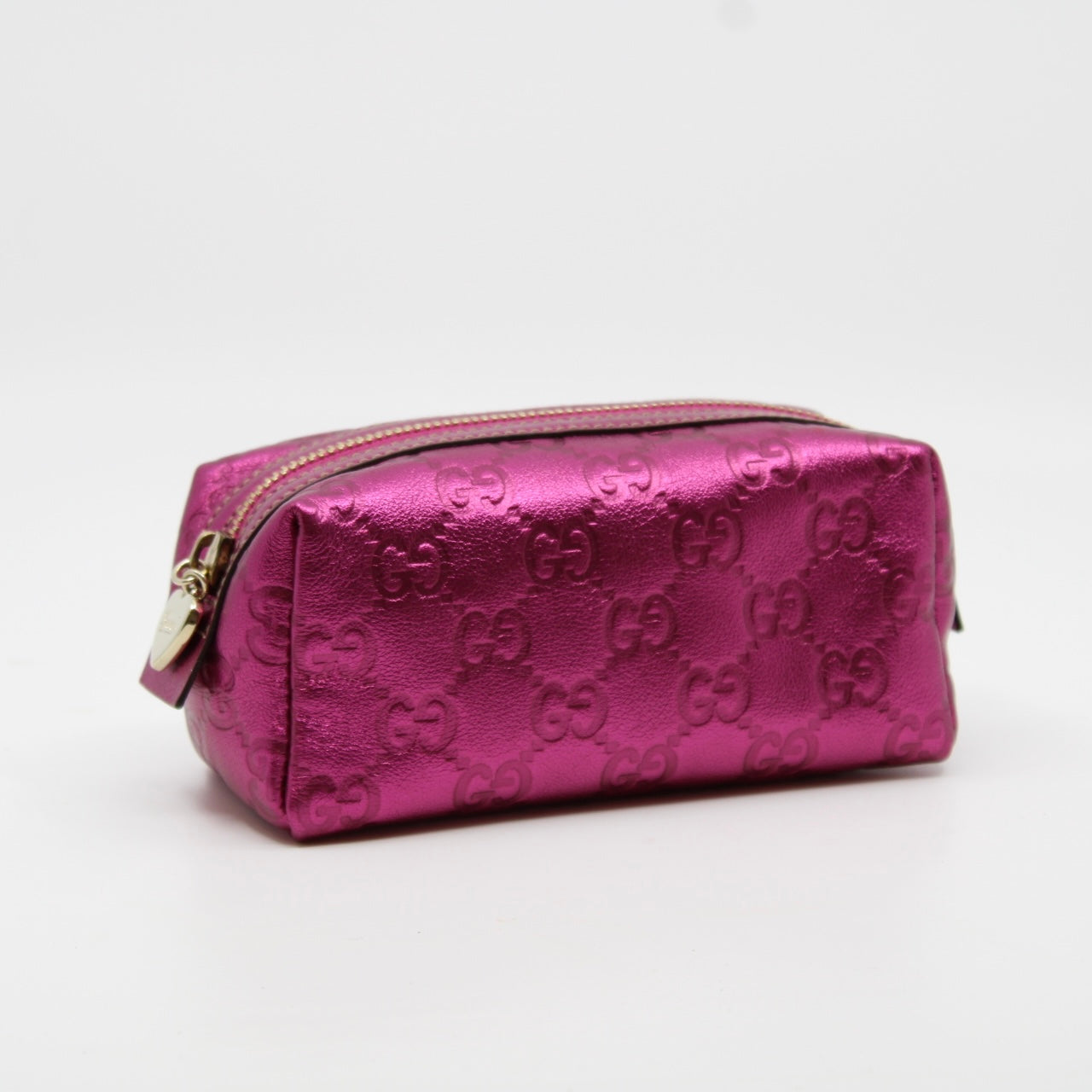 Gucci Guccissima Metallic Pouch