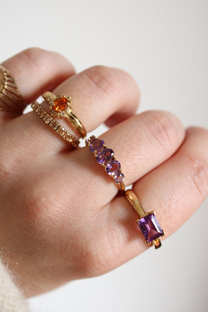 Single Amethyst Ring