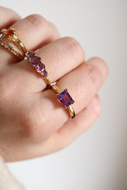 Single Amethyst Ring