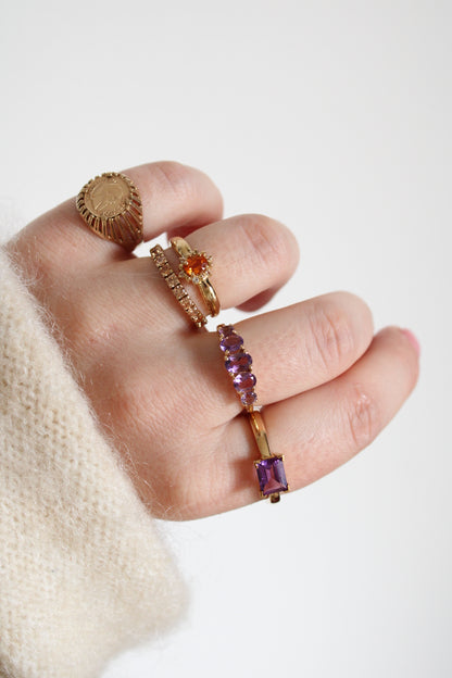 Single Amethyst Ring