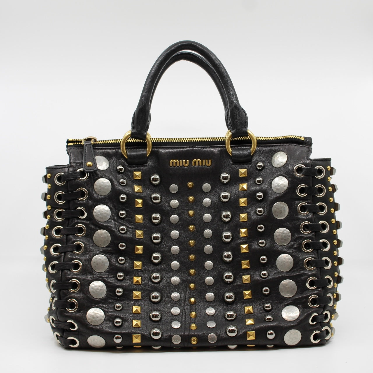 Miu Miu Studs Hand Bag