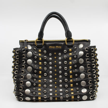 Miu Miu Studs Hand Bag