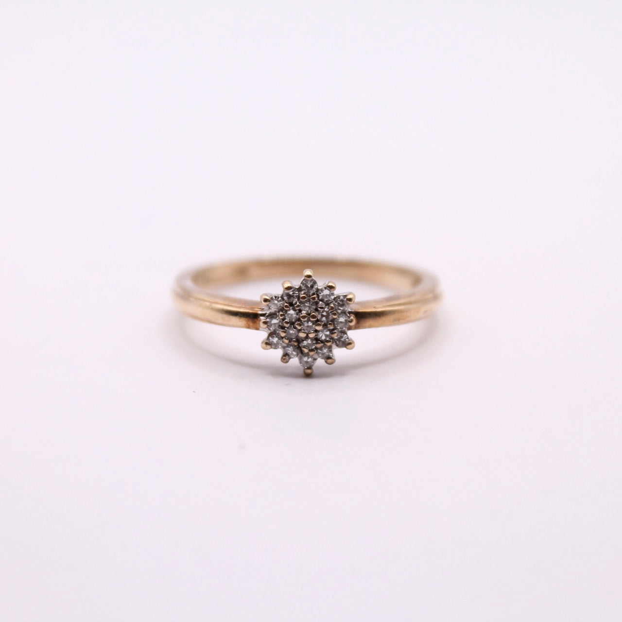 Diamond Cluster Ring