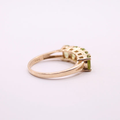 Peridot Five Stone Ring