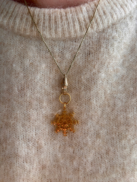 Chanel Snowflake Charm